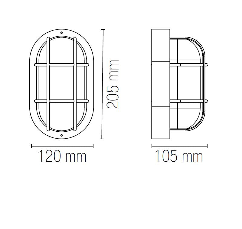 Plafoniera per esterno IP54 bianca o nera in termoplastica e diffusore in vetro con griglia tartaruga TURTLE Plafoniera per esterno IP54 bianca o nera in termoplastica e diffusore in vetro con griglia tartaruga TURTLE